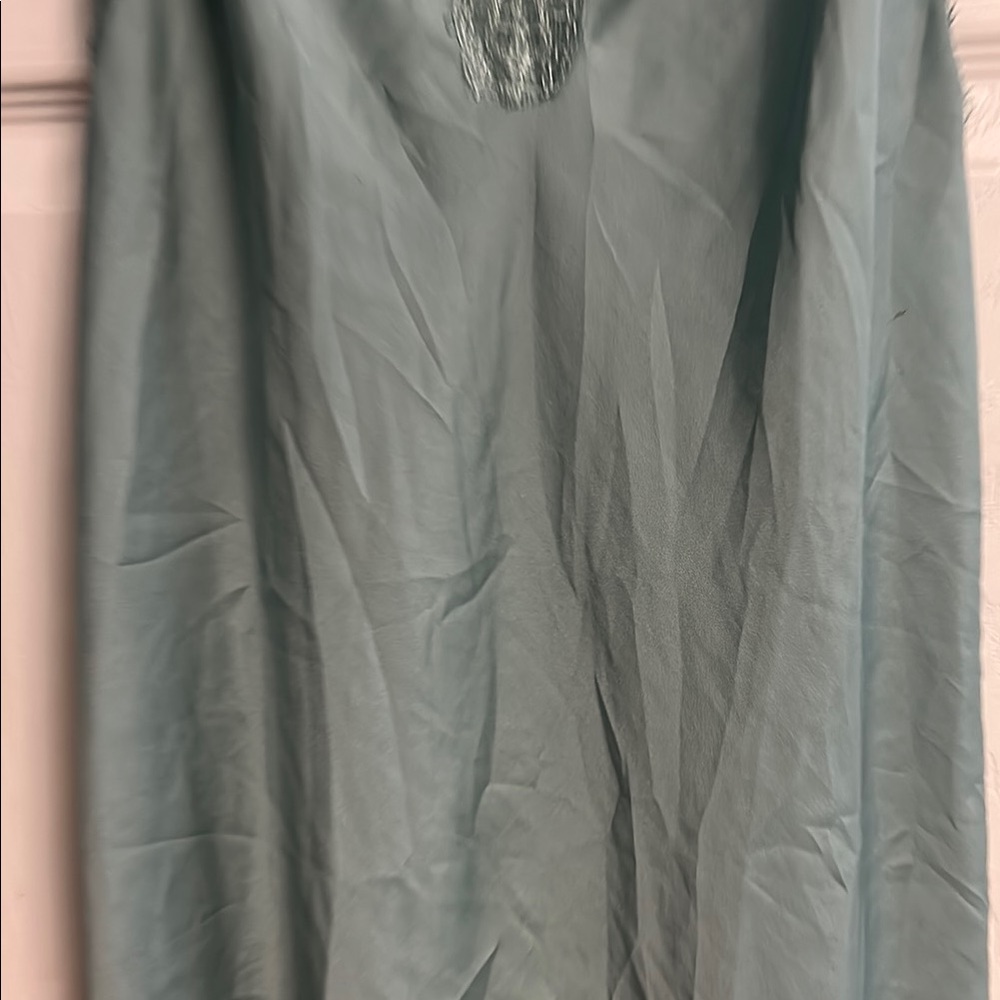 Victoria's Secret mint green  Lace Trim Chemise - Picture 6 of 14